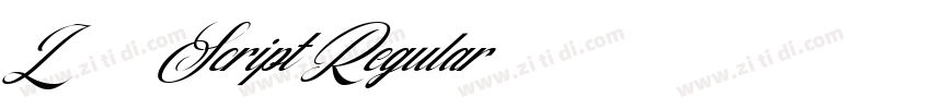L691 Script Regular字体转换 L691 Script Regular字体转换